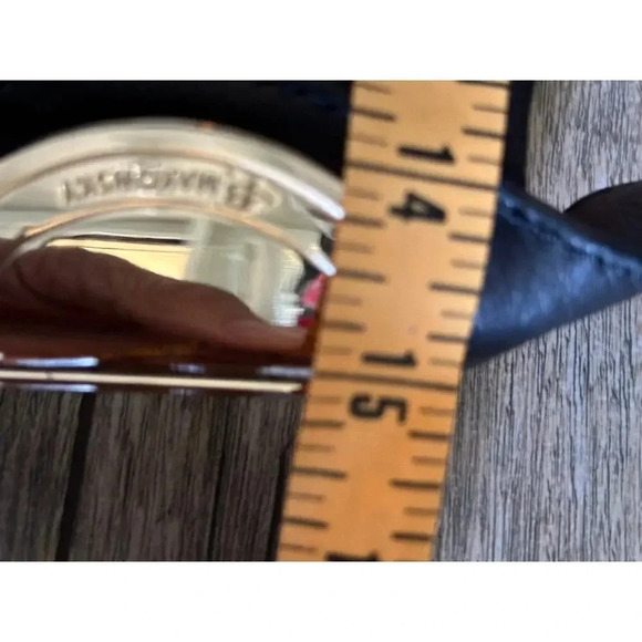 B. Makowsky Black Suede leather Pockets Big Shoulder Purse - Picture 10 of 10